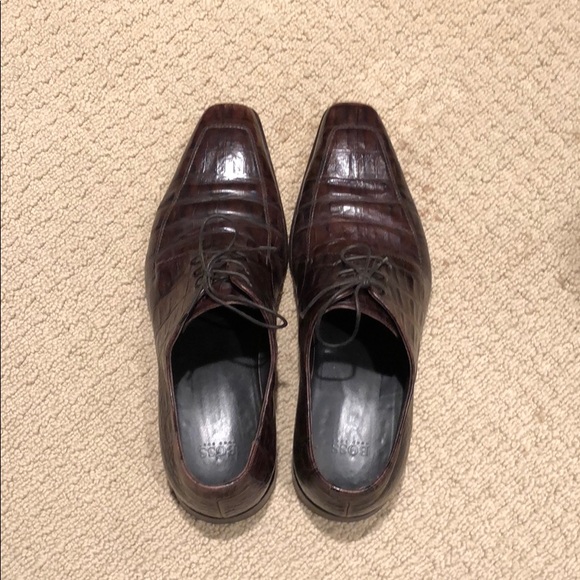 Boss Hugo boss alligator skin embossed shoes IT 8 main image 4